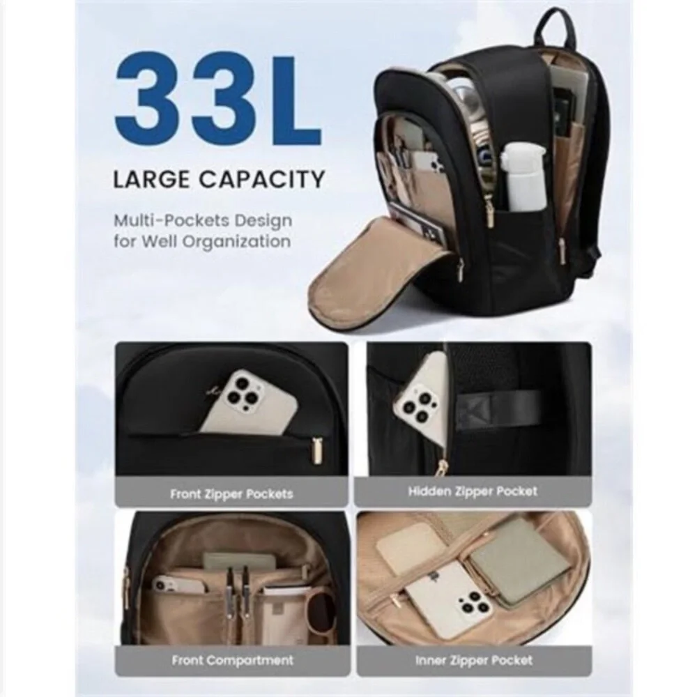 Women's Laptop Backpack Backpack Purse Large Capacity